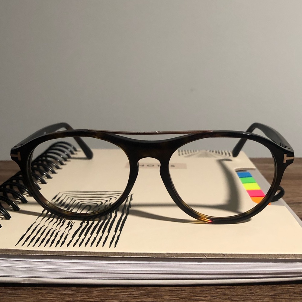 Like new: Tom Ford Women’s eyeglasses TF5412 full frame optical frame.